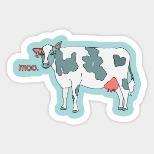 moo. Sticker